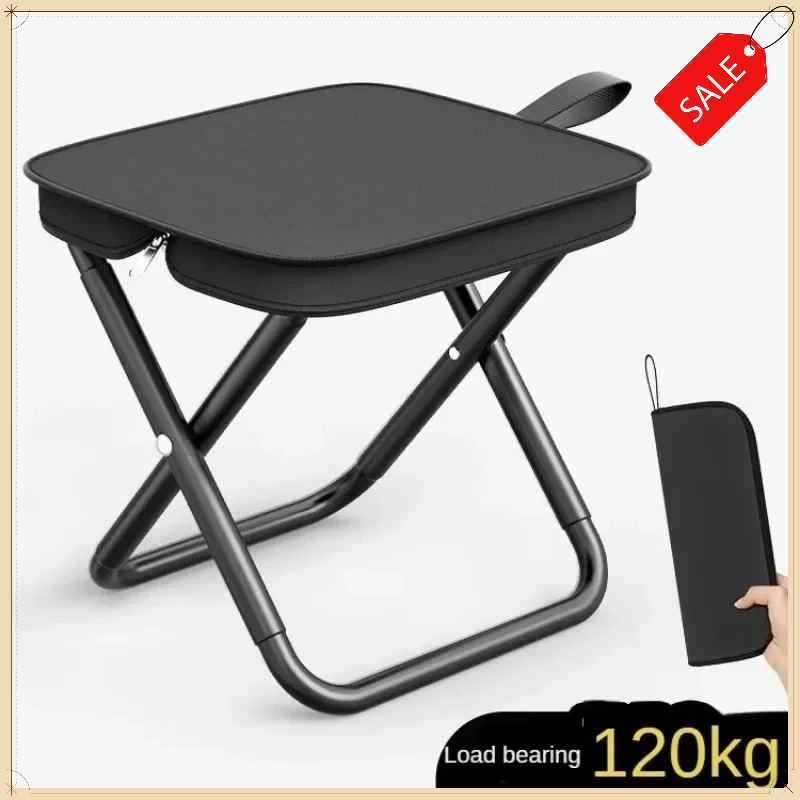 Outdoor Furniture Diy Plans - ポータブル超軽量折りたたみ椅子 多機能アウトドアキャンプチェア ピクニック、釣り、旅行用スツールシートアクセサリー