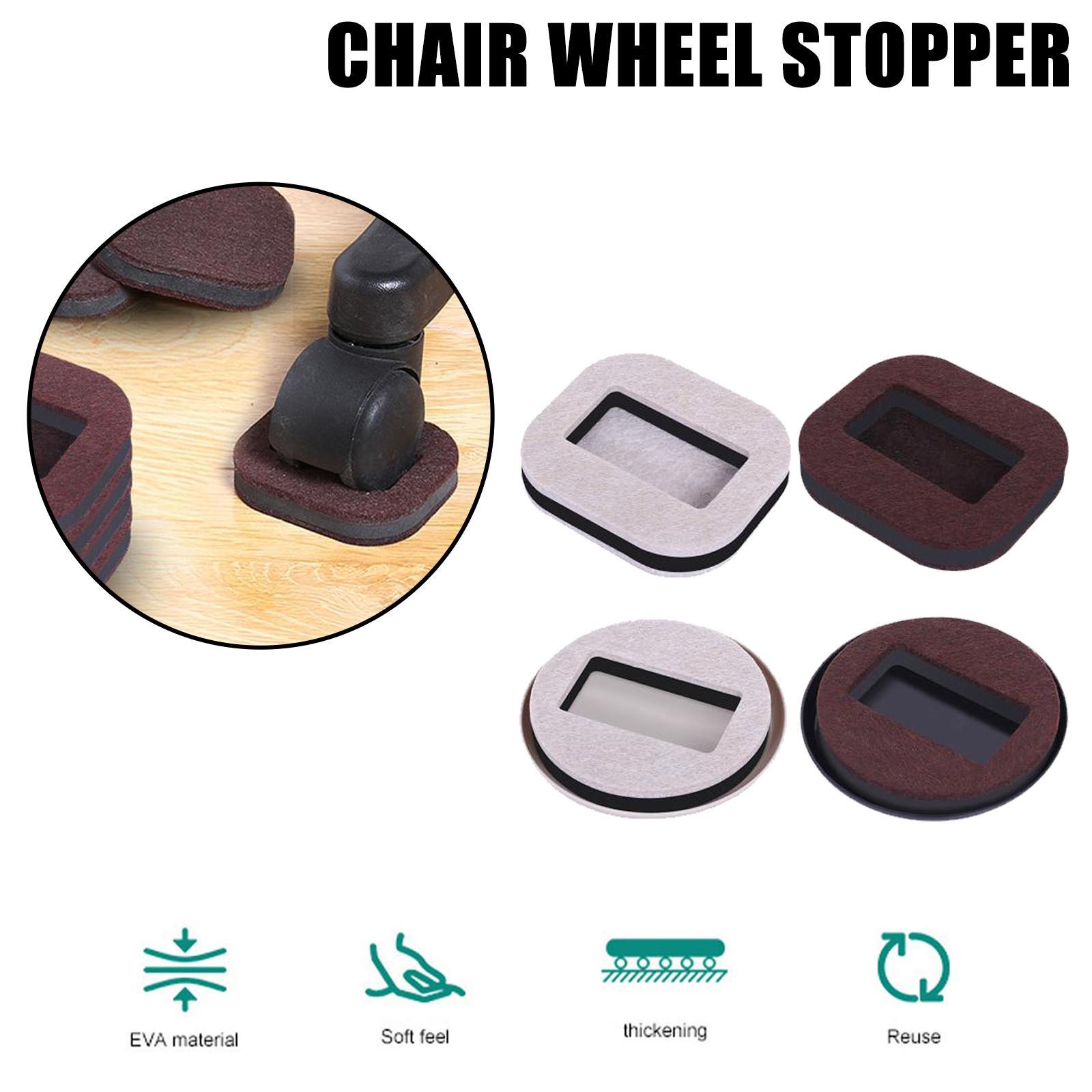 Adirondack Chair Wood - 5個オフィスチェアホイールストッパー椅子固定耐震パッド家具キャスターホイールストッパー傷防止木の床カーペット
