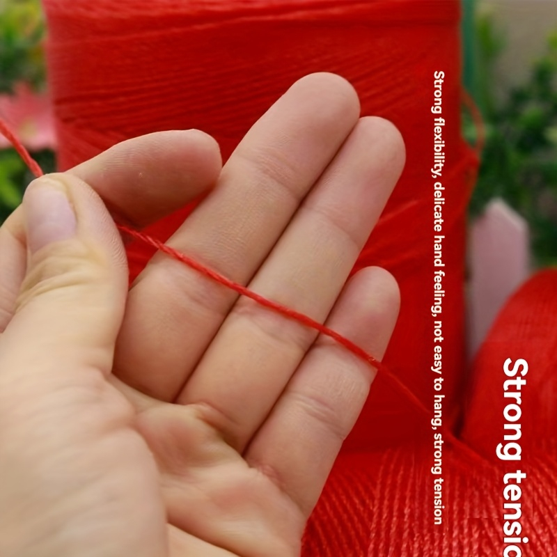 Outdoor Furniture Rope - 工業用赤色の紐 建設現場の装飾用マーキングライン 建設現場 温室 野菜の成長促進用ライン