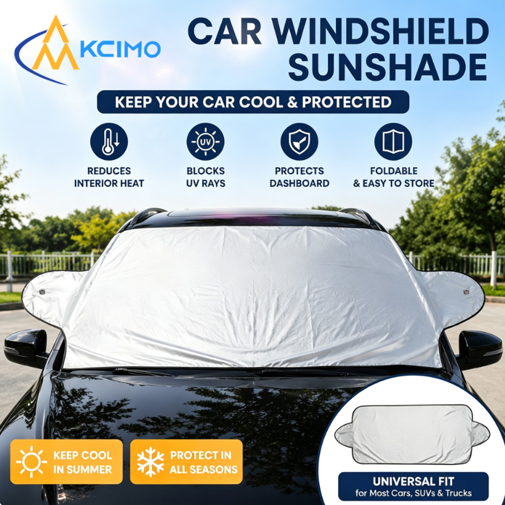 Sun Sail Shade - 屋外駐車用カーウィンドシールドプロテクター 効果的な日よけ 熱遮断 雪・埃・防水対策 自動車外装カバー