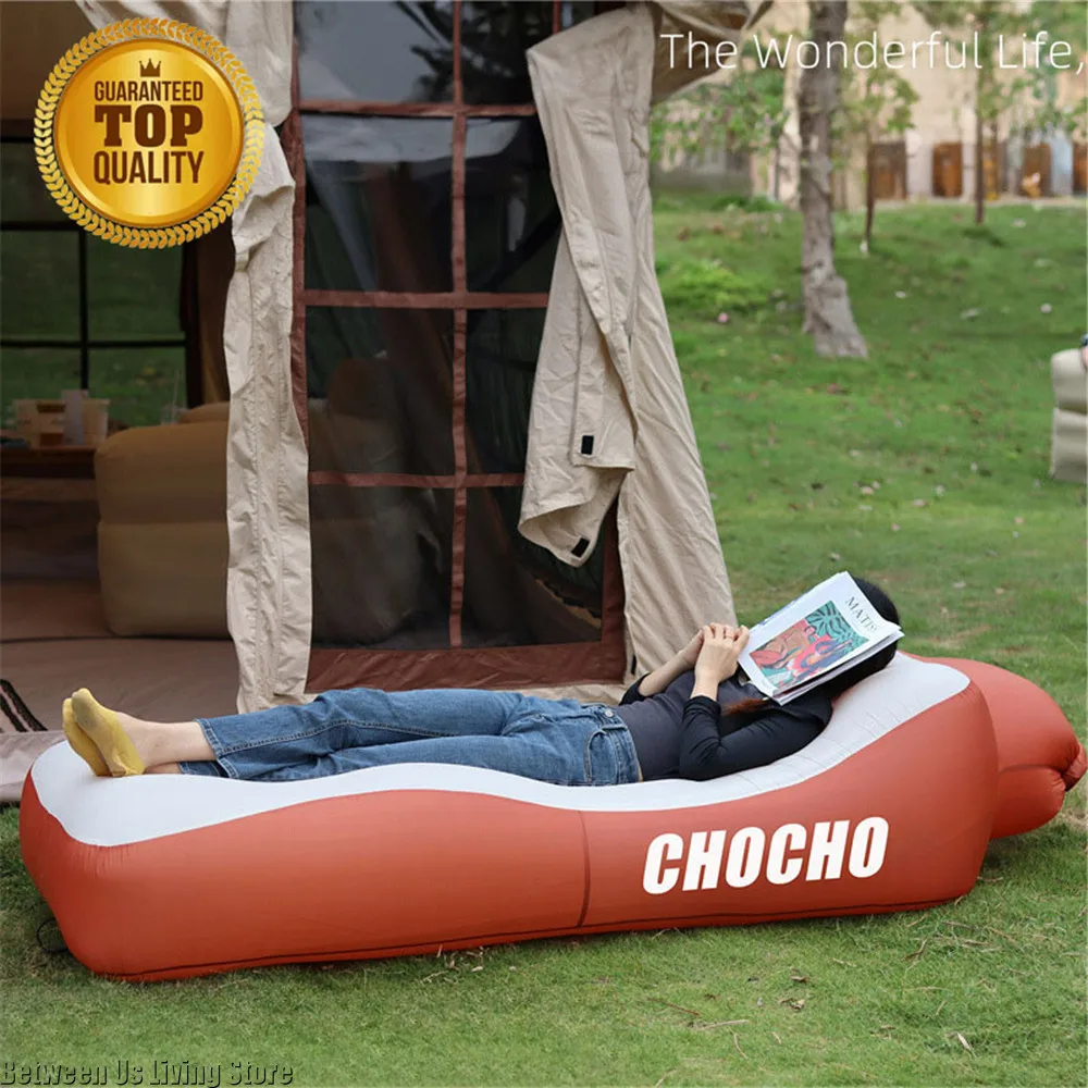 Outdoor Furniture Design - 高級インフレータブルソファベッド - ビーチ、庭園、屋内用のエクストラワイドノンロールデザイン | クイックセットアップエアラウンジャー