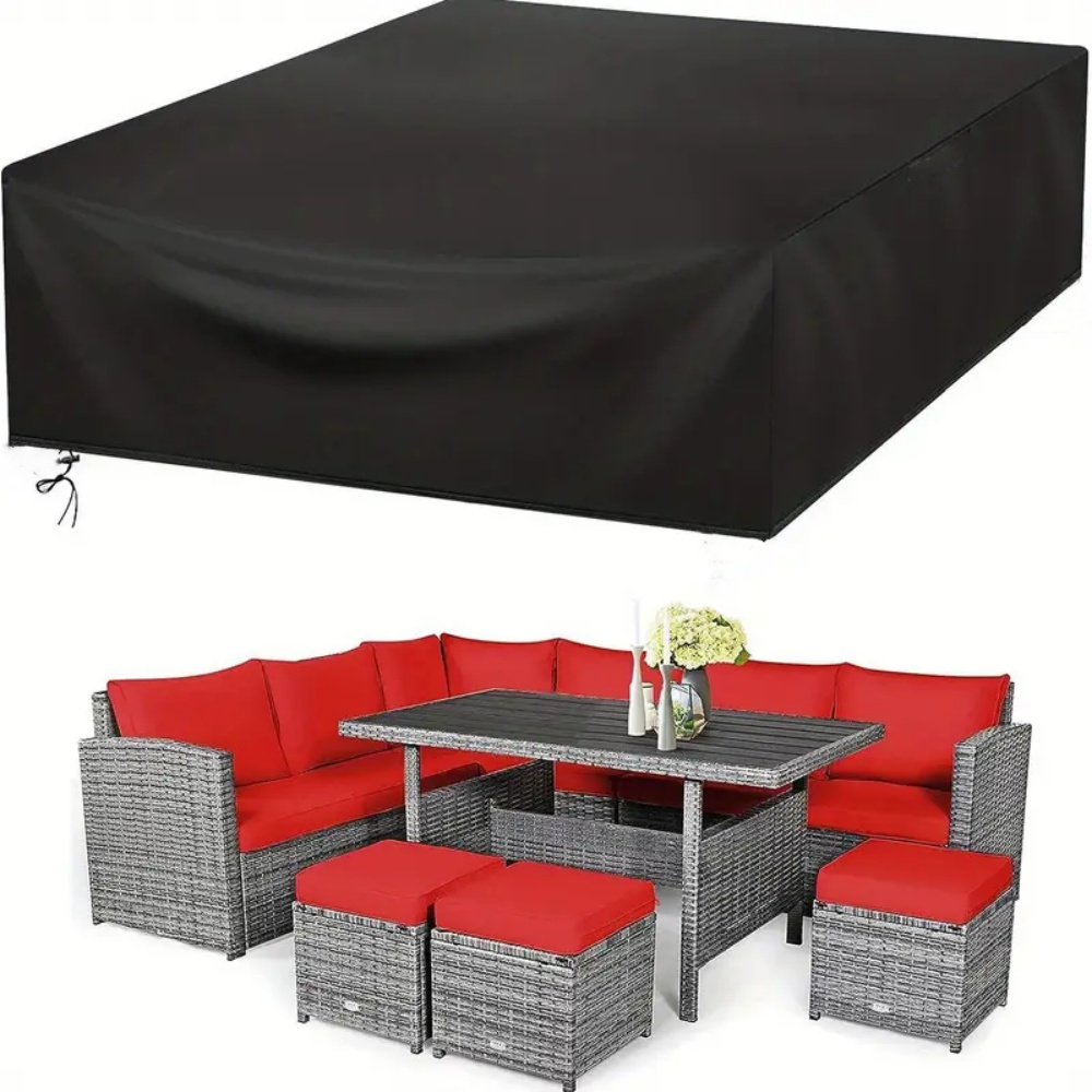 Outdoor Furniture Design - (長さ102-137インチ) サイズ屋外パティオガーデン防水セット家具セット雨と雪の椅子セットソファテーブル椅子ダストカバー