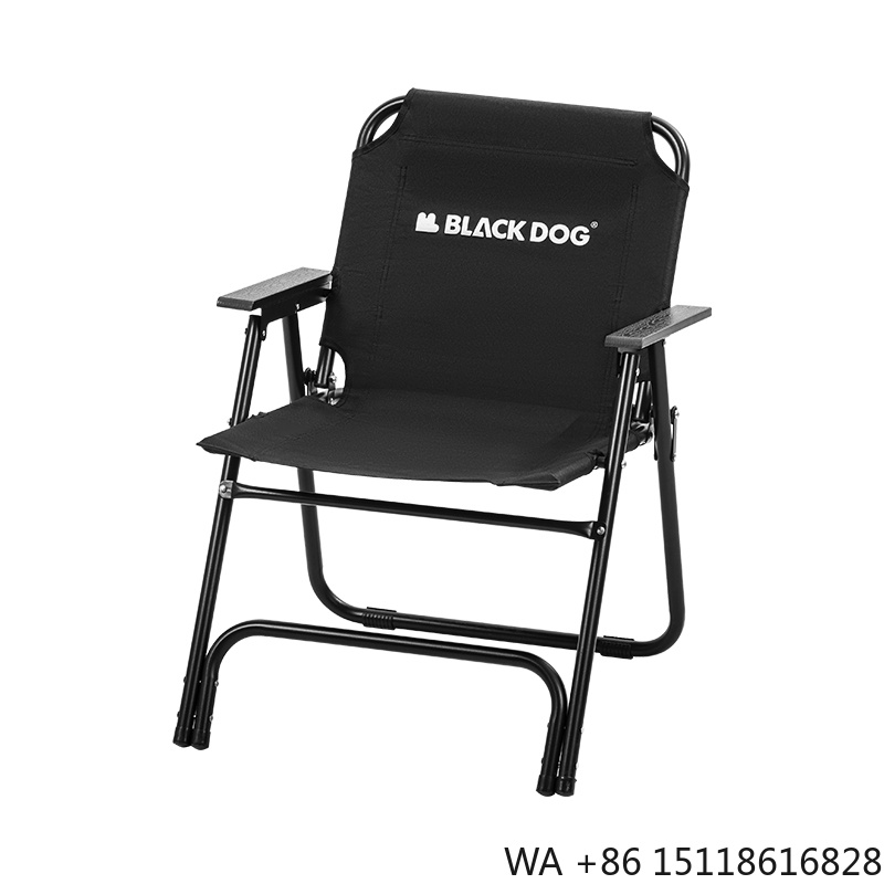 Outdoor Furniture Recliner Set - ブラックドッグアウトドアキャンプチェア折りたたみ式釣り用椅子レジャーコーヒーチェアピクニック昼寝用ポータブルチェア