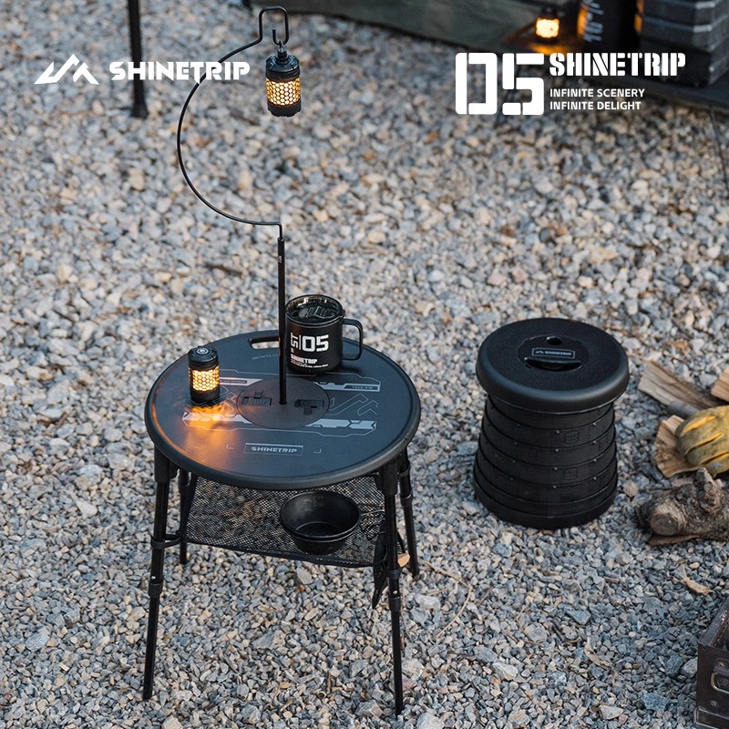 Outdoor Furniture Australia - ShineTrip 屋外折りたたみテーブル ポータブル キャンプ ピクニック バーベキューテーブル
