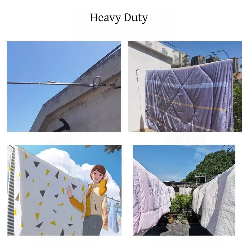 1pc 2/5/10 メートル多用途物干しロープステンレス鋼 - Outdoor Furniture Rope のレビューと価格