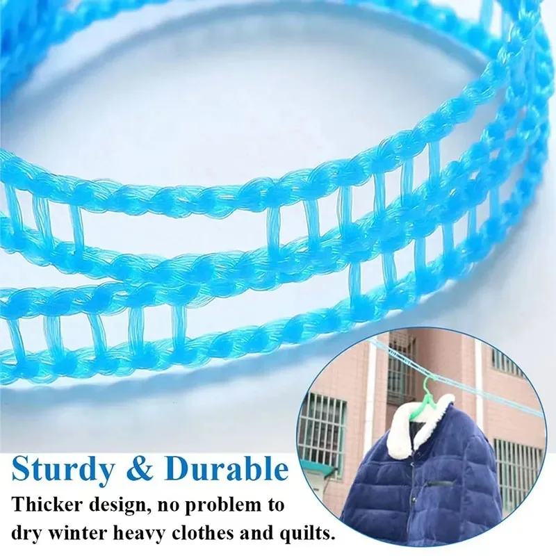 屋外物干しロープ ナイロン製 滑り止め 洗濯物干しロープ 旅 - Outdoor Furniture Rope のレビューと価格