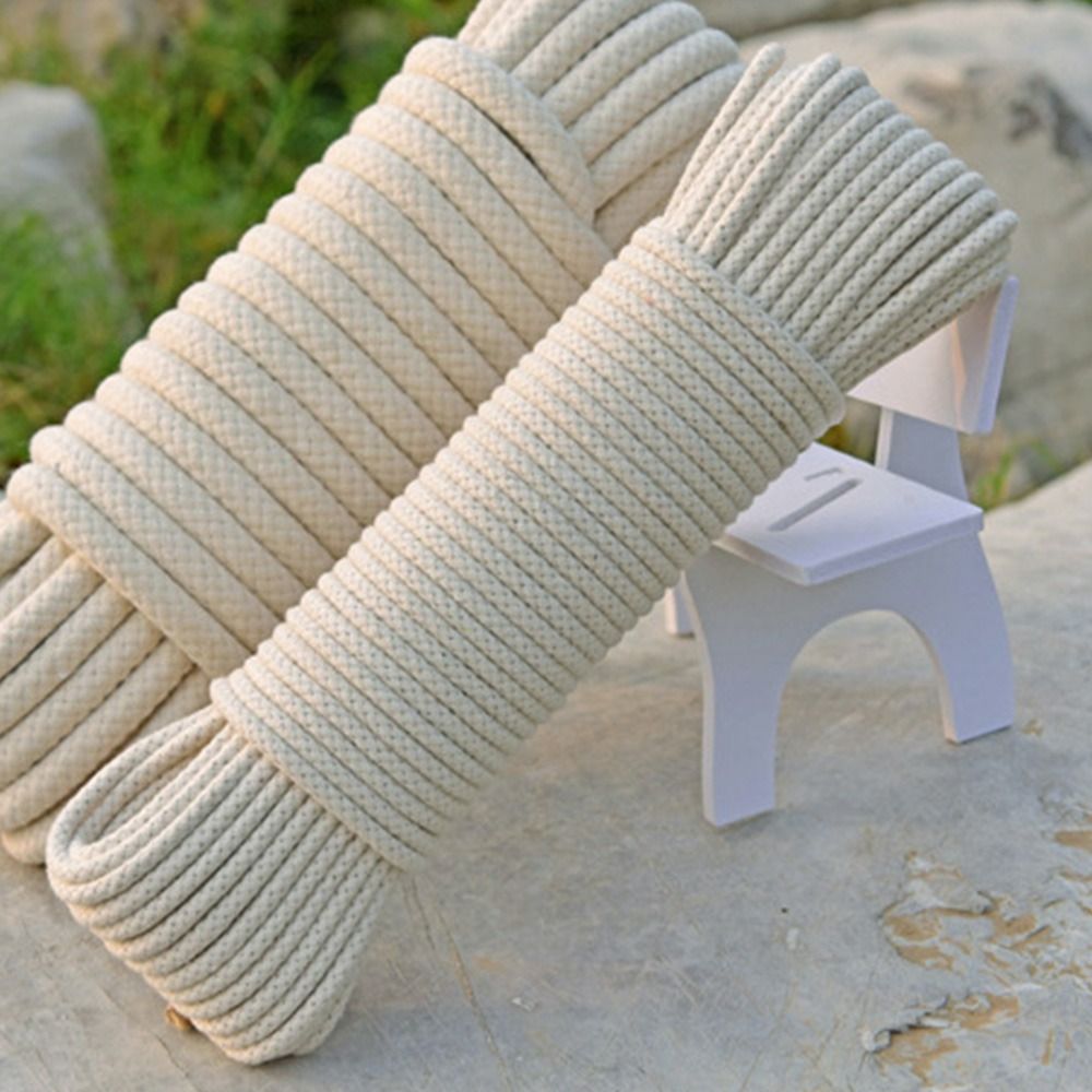 再利用可能な丈夫な綿ロープ 柔らかい物干しロープ 結束ロープ - Outdoor Furniture Rope のレビューと価格