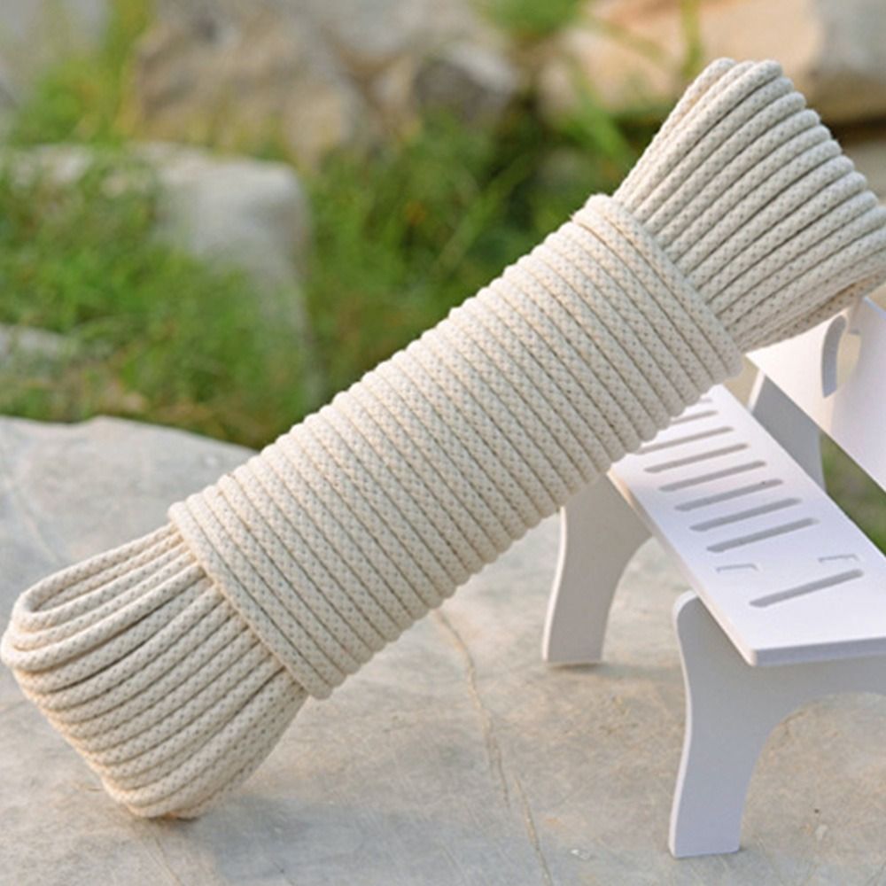 再利用可能な丈夫な綿ロープ 柔らかい物干しロープ 結束ロープ - Outdoor Furniture Rope のレビューと価格