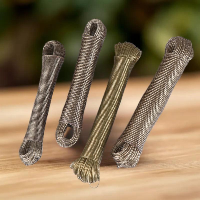 ポータブル物干しロープ 10/20/30/50 メートルガー - Outdoor Furniture Rope のレビューと価格