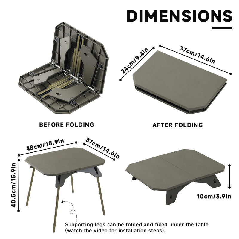WESTTUNE 屋外キャンプテーブル超軽量デュアル目的テー - Outdoor Furniture Australia のレビューと価格