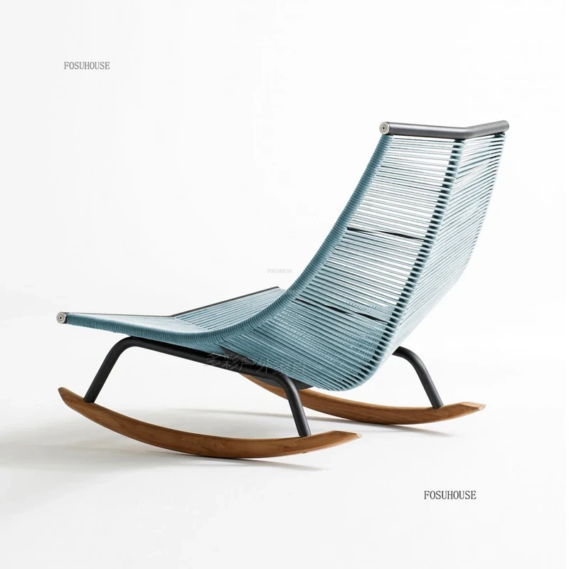 ✿ 。 バルコニーロッキングチェア籐屋外ガーデンソファ北欧レ - Outdoor Furniture Japanese Style のレビューと価格