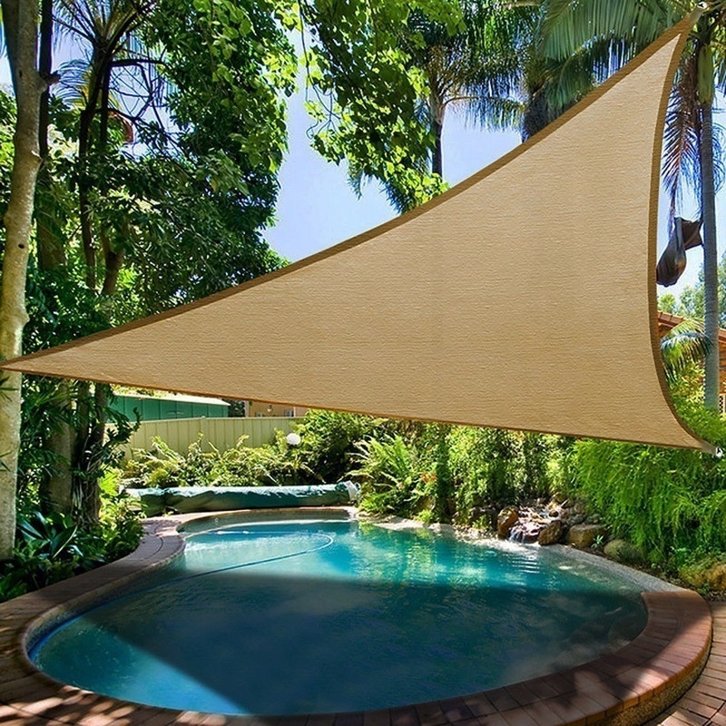 防水三角形サンシェードセイル、UV保護、屋外キャノピーオーニ - Sun Sail Shade のレビューと価格