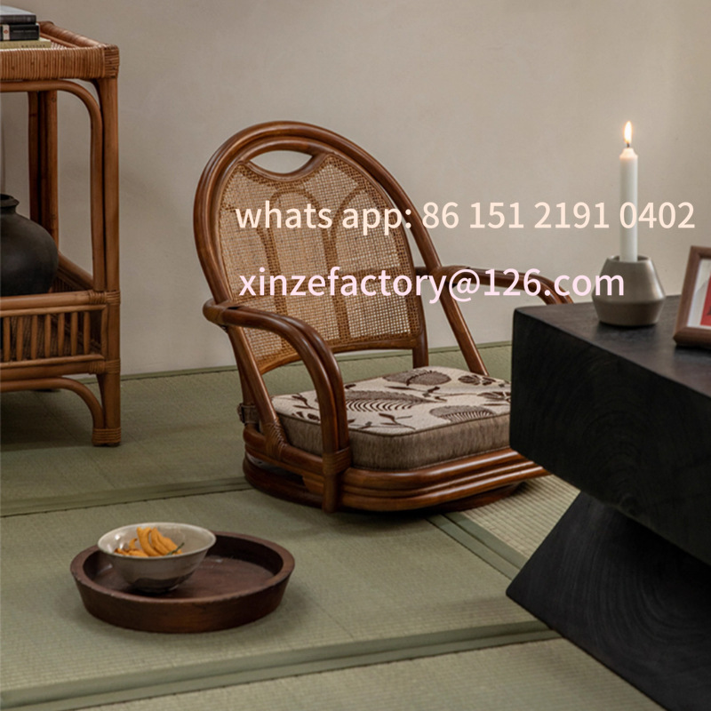 和風侘び寂び風畳座レジャーチェアB&B茶室出窓テーブル籐回転 - Outdoor Furniture Japanese Style のレビューと価格