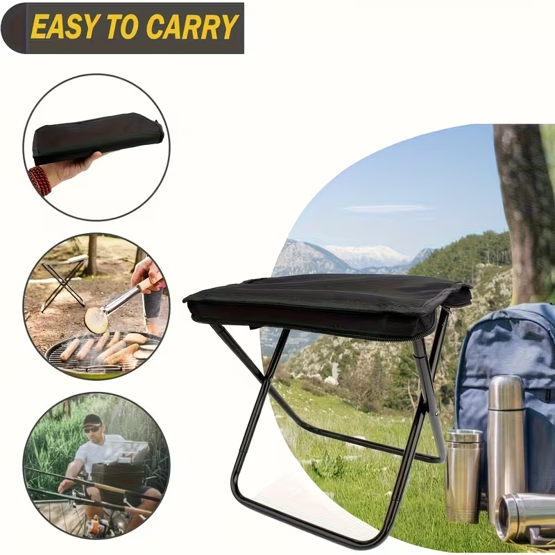 ポータブル折りたたみ式バックパックスツール軽量キャンプピクニ - Outdoor Furniture Diy Plans のレビューと価格