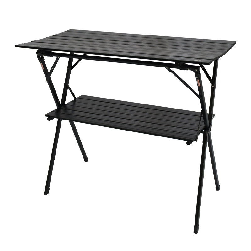 屋外防水折りたたみテーブル伸縮式二層アルミ合金和風バルコニー - Outdoor Furniture Japanese Style のレビューと価格