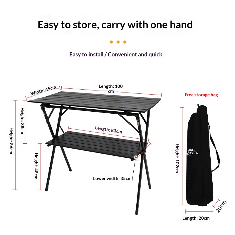 屋外防水折りたたみテーブル伸縮式二層アルミ合金和風バルコニー - Outdoor Furniture Japanese Style のレビューと価格