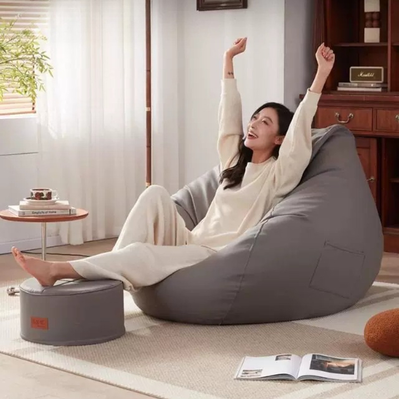ラウンジベッドルームデザインビーンバッグソファ骨なし屋外クッ - Outdoor Furniture Rattan のレビューと価格