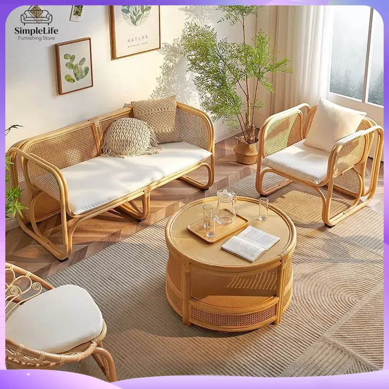 和風ラタン屋外ソファセット、バルコニーガーデンパティオ家具、 - Outdoor Furniture Japanese Style のレビューと価格
