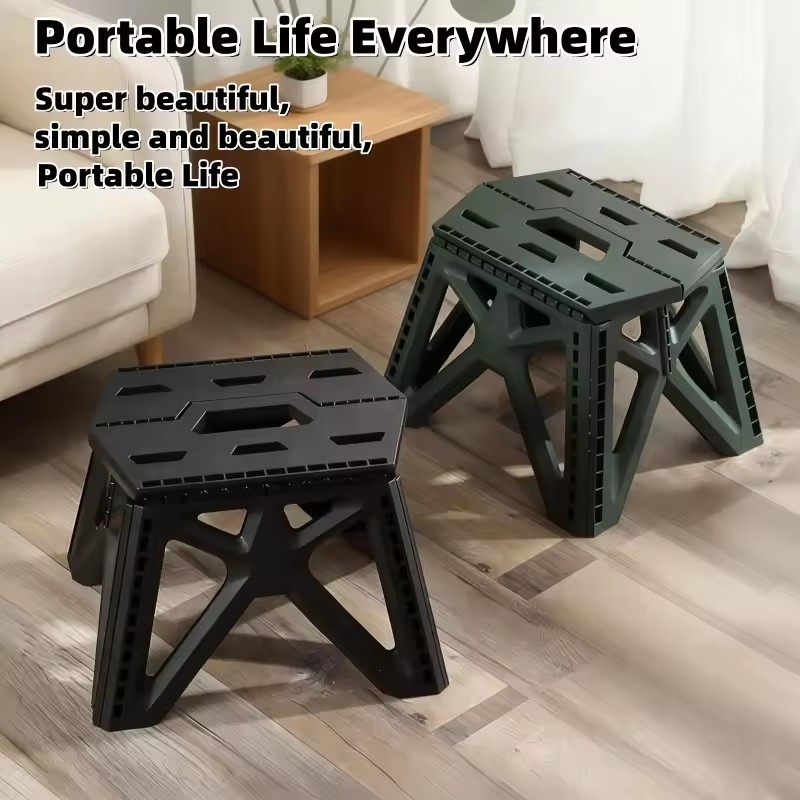 ポータブル折りたたみキャンプスツール、小さな椅子、フットレス - Outdoor Furniture Diy Plans のレビューと価格