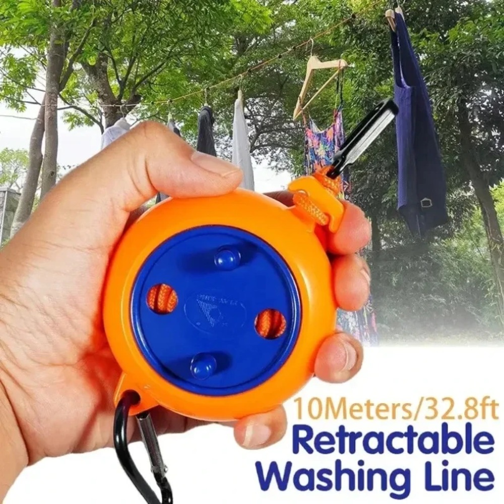10 メートル格納式旅行物干しロープ洗濯乾燥ロープ防風アンチ - Outdoor Furniture Rope のレビューと価格