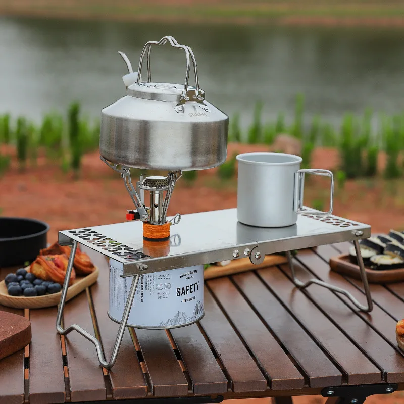 屋外ポータブルミニティーテーブルステンレス鋼スプライシング折 - Outdoor Furniture Australia のレビューと価格