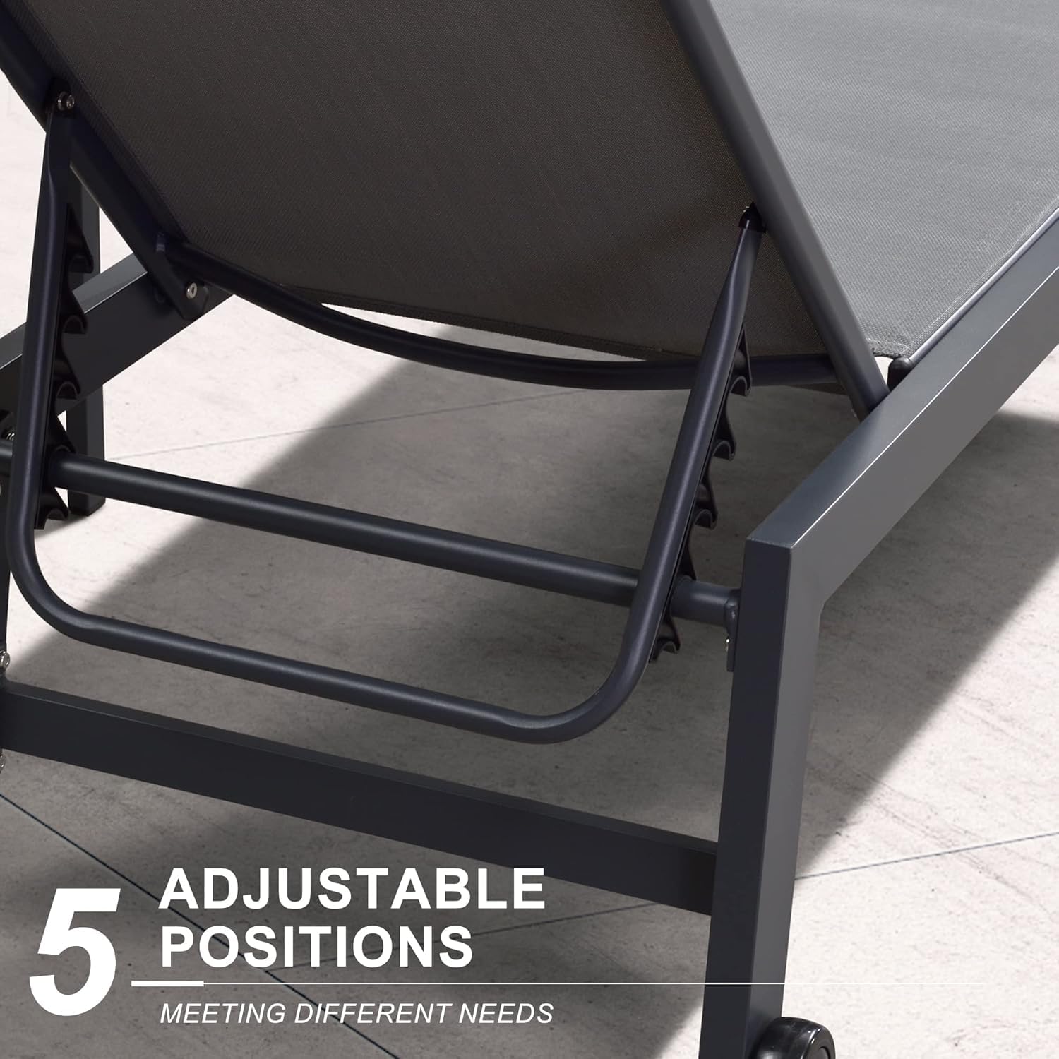 ワイドパティオラウンジチェア2脚セット、サイドテーブル付き、 - Outdoor Furniture Recliner Set のレビューと価格
