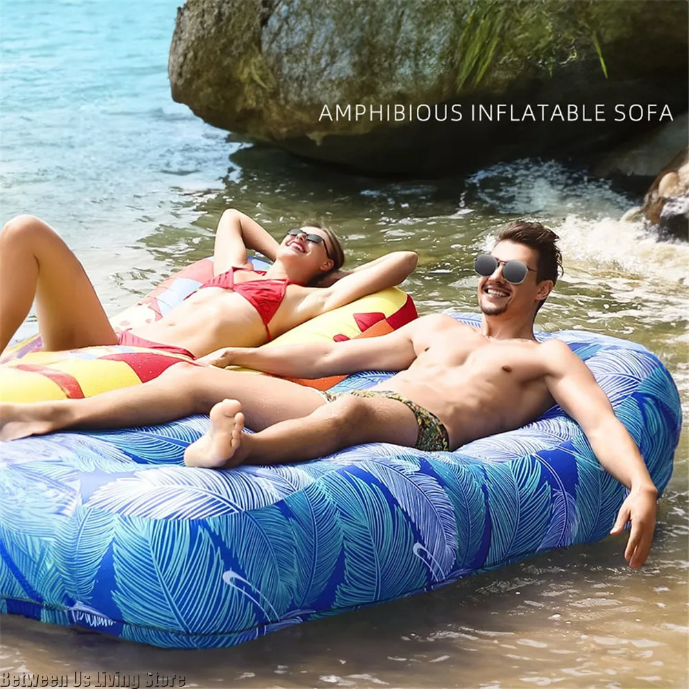 高級インフレータブルソファベッド - ビーチ、庭園、屋内用の - Outdoor Furniture Design のレビューと価格