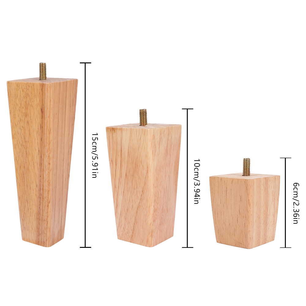 4 個 6/10/15 センチメートル無垢材家具の足ソファキ - Adirondack Chair Wood のレビューと価格