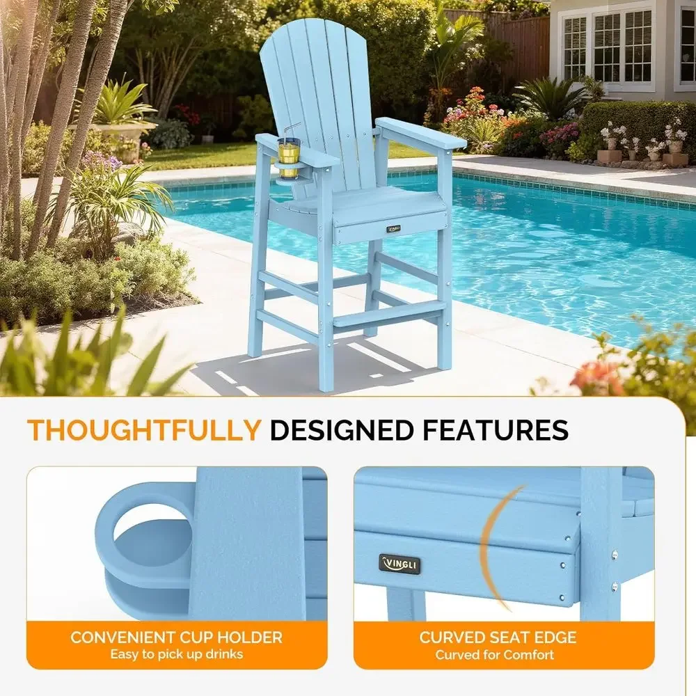 耐候性プラスチック製アディロンダックチェア2脚セット、屋外用 - Adirondack Chair Wood のレビューと価格