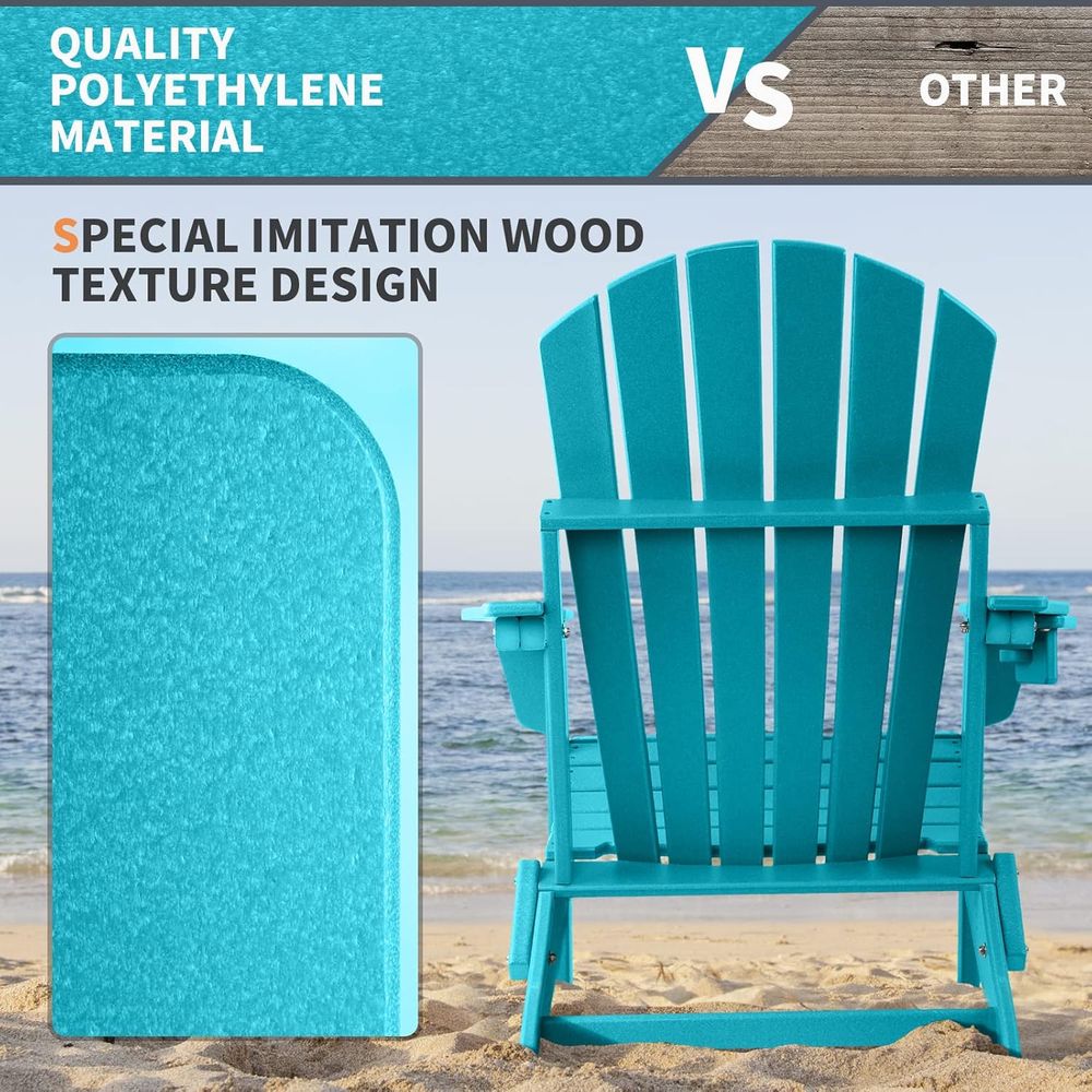 耐久性のあるHDPE折りたたみ式アディロンダックチェアとファ - Adirondack Chair Wood のレビューと価格