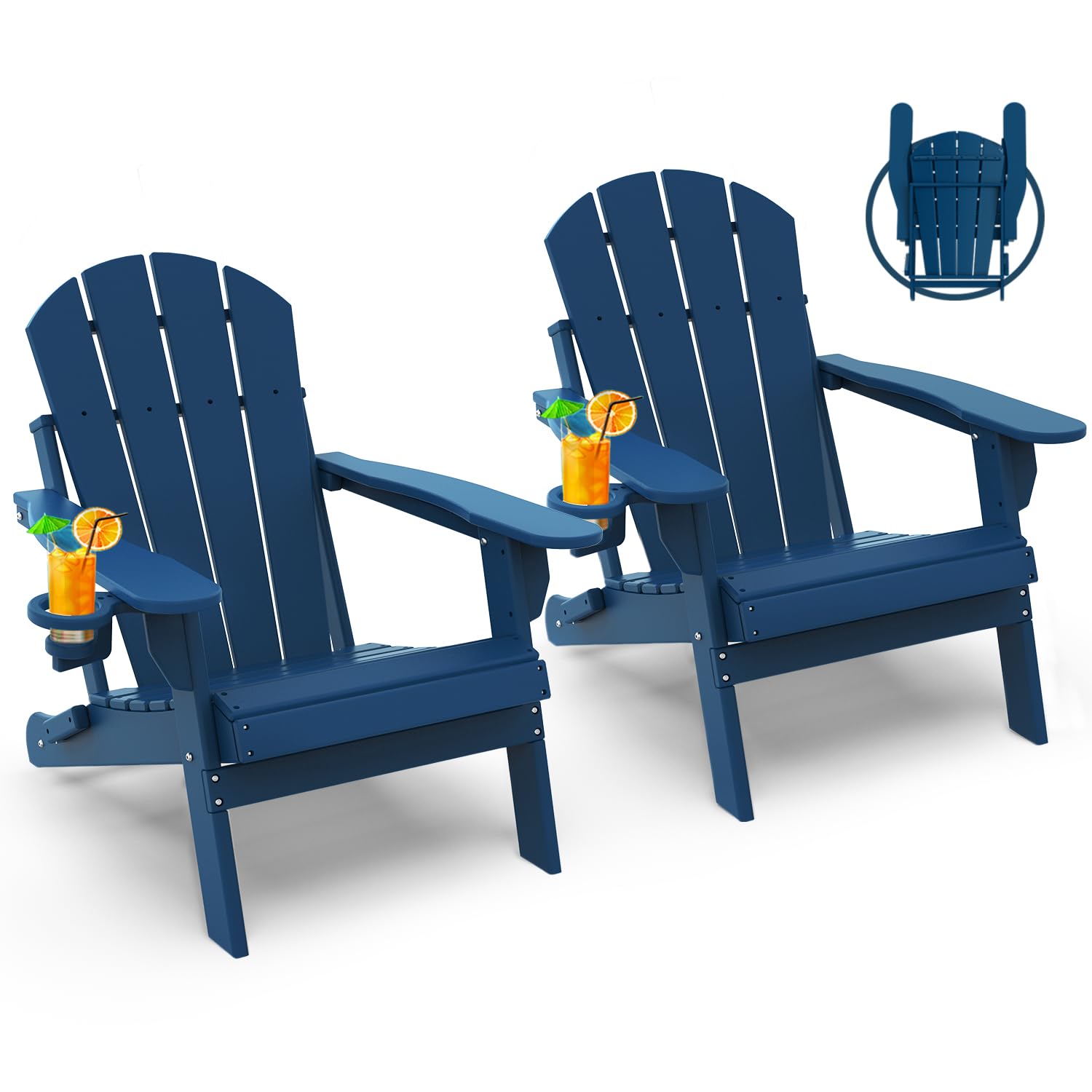 チェアセット2、折りたたみ式全天候型、カップホルダー付き、5 - Outdoor Furniture Recliner Set のレビューと価格