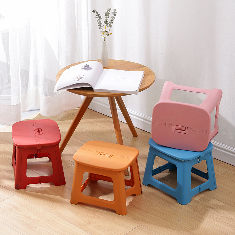 日本式携帯用折りたたみ椅子子供用プラスチック製スツール屋外キ - Outdoor Furniture Japanese Style のレビューと価格
