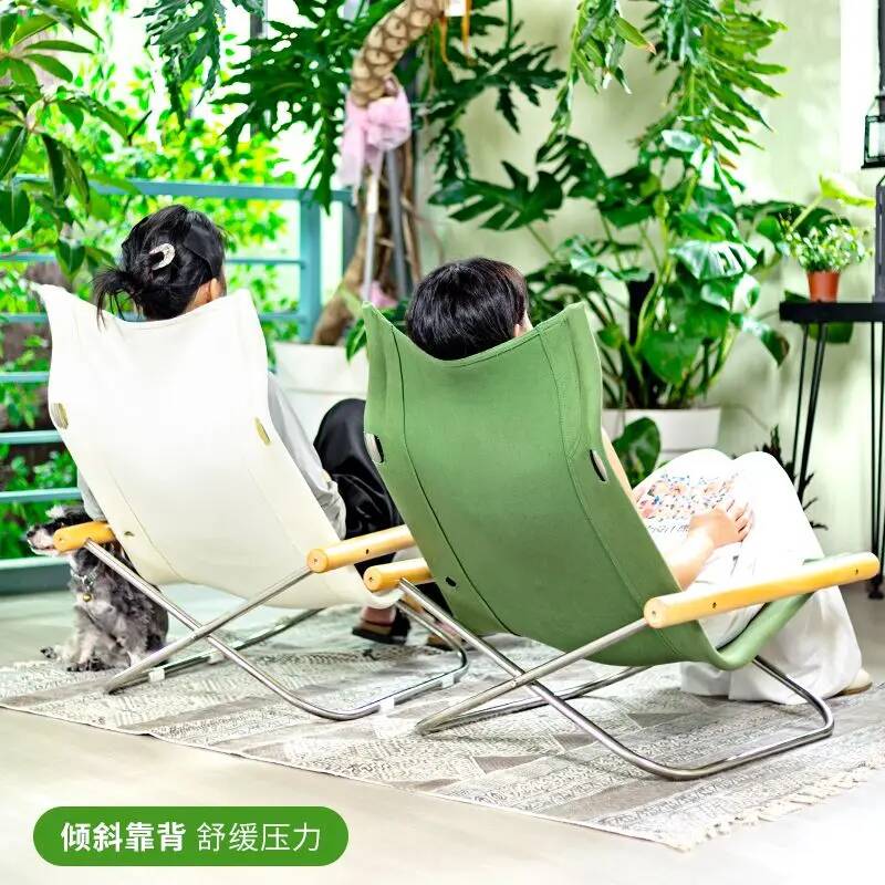 ゼロセットアップ折りたたみ式キャンバスラウンジチェア、バルコ - Outdoor Furniture Japanese Style のレビューと価格