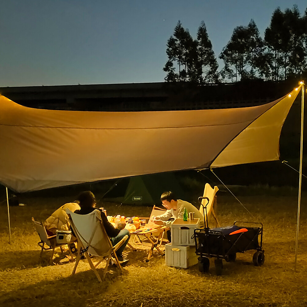 長方形の防水セイルシェード,5.1x5.1m,シェルター,キ - Sun Sail Shade のレビューと価格