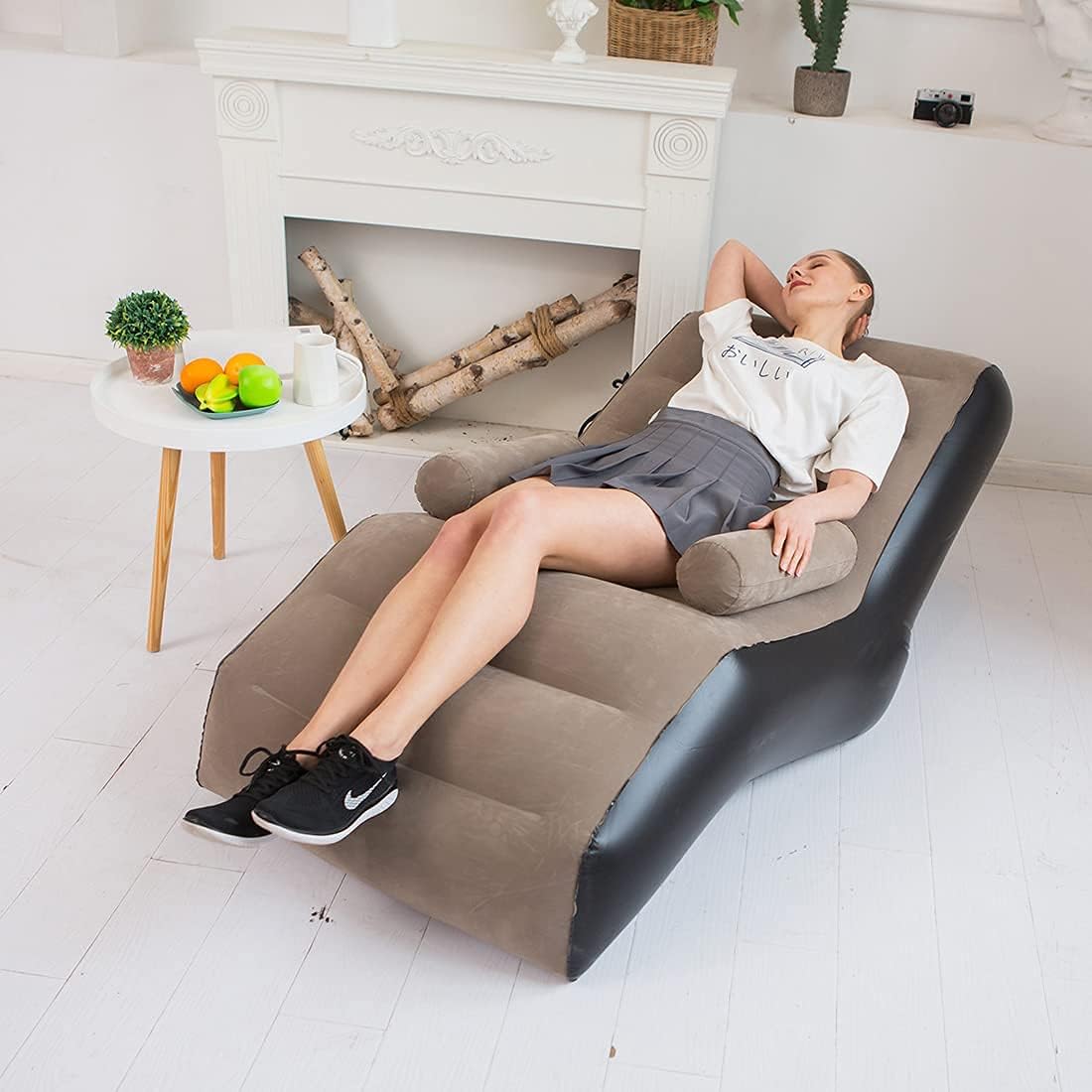 折りたたみレイジーソファ、インフレータブルラウンジチェア厚み - Outdoor Furniture Durable のレビューと価格