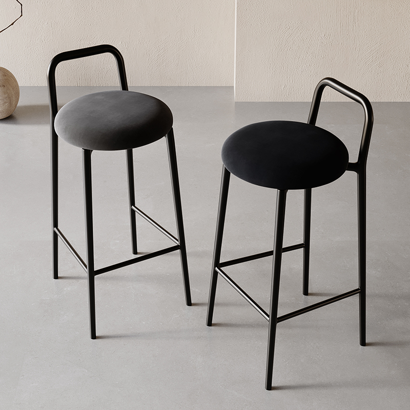 高級リビングルームバースツール金属屋外デザイナーレストランア - Outdoor Furniture Diy Plans のレビューと価格