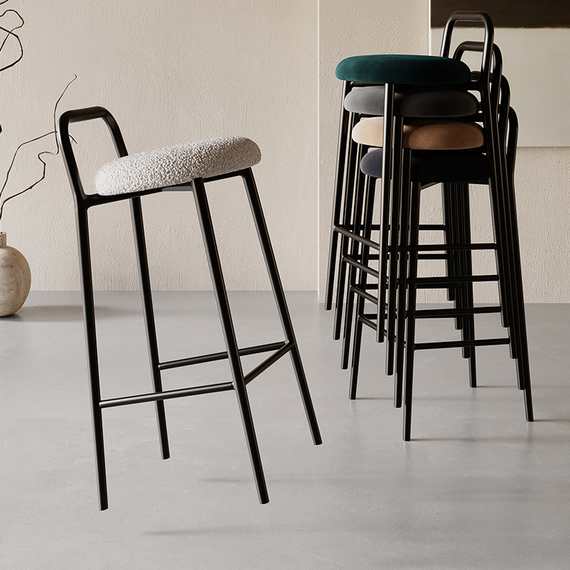 高級リビングルームバースツール金属屋外デザイナーレストランア - Outdoor Furniture Diy Plans のレビューと価格