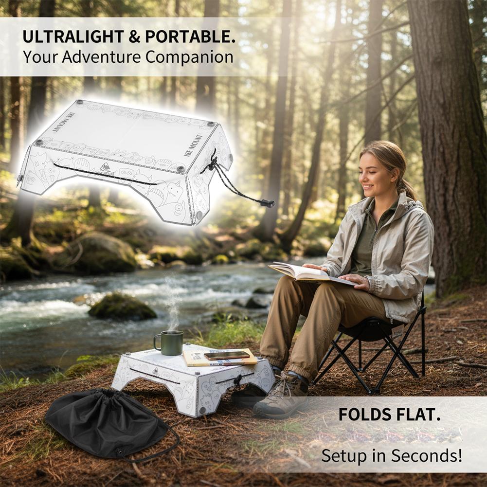 折りたたみキャンプテーブル超軽量PPミニトレイ小型バックパッ - Outdoor Furniture Australia のレビューと価格